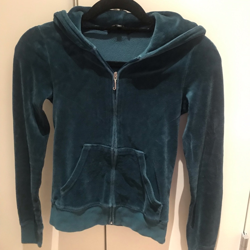 Juicy Couture green velvet suit Top XS pants S